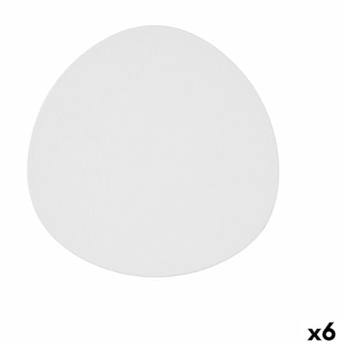 Bidasoa Fosil Snackschale, Weiß, Keramik, Aluminiumoxid, 25,2 x 24,8 x 1,2 cm, 6 Stück Bidasoa Fosil Snackschale, Weiß, Keramik, Aluminiumoxid, 25,2 x 24,8 x 1,2 cm, 6 Stück von Bidasoa