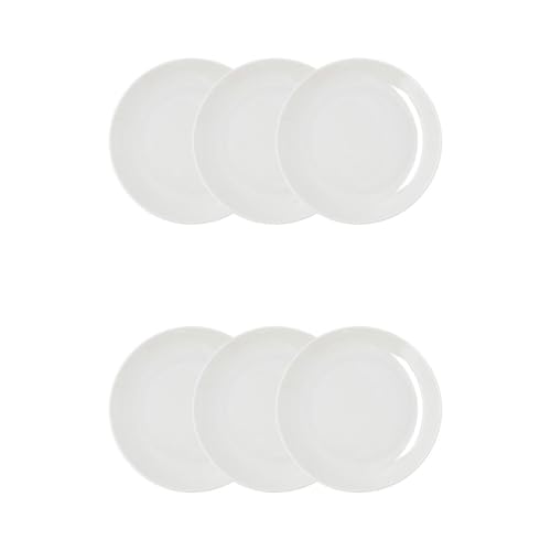 Bidasoa Harmony Hydrozero Set mit 6 Tellern, 19 cm, Harmony Hydrozero Getränke, 19 cm, Porzellan, mikrowellengeeignet, kühlschrankgeeignet, stapelbar von Bidasoa