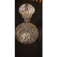 Kristall Karaffe Böhmisch Mit Stern-Muster Vintage Kristall Karaffe Böhmisch Mit Stern-Muster Vintage von BiddyGrafeDesign