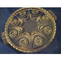 Tortenplatte Glas Kristall Vintage Tortenplatte Glas Kristall Vintage von BiddyGrafeDesign