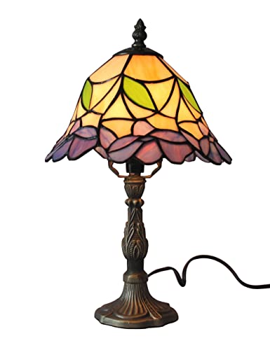 Bidesen Home Supplies Buntglas, Handgefertigte Tiffany-Vintage-nachttischlampen Für Wohnzimmer, Schlafzimmer Und Lounge, 20,3 cm Lampenschirm von Bidesen