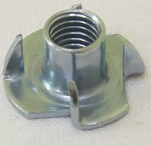 100 Stück M8 Einschlagmutter Einschlagmuttern Stahl galvanisch verzinkt Einpressmutter Einpressmuttern (M8, 100) von Bie-Tec