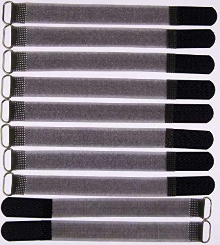 10x 20 cm x 20 mm FUK wiederverschleßbare Klett-Kabelbinder SCHWARZ mit Metall-Öse - Kabel-Klettband 200 mm wiederverwendbar 10x 20 cm x 20 mm FUK wiederverschleßbare Klett-Kabelbinder SCHWARZ mit Metall-Öse - Kabel-Klettband 200 mm wiederverwendbar von Boppon