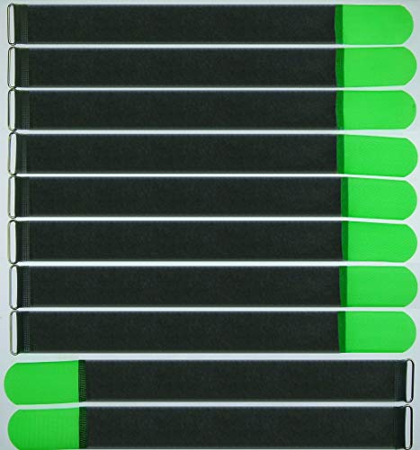 10x 50 cm x 50 mm FUK wiederverschleßbare Klett-Kabelbinder NEON GRÜN mit Metall-Öse - Kabel-Klettband 500 mm wiederverwendbar 10x 50 cm x 50 mm FUK wiederverschleßbare Klett-Kabelbinder NEON GRÜN mit Metall-Öse - Kabel-Klettband 500 mm wiederverwendbar von Bie-Tec