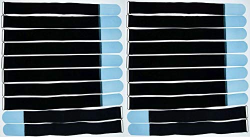 20x 50 cm x 50 mm wiederverschließbare Klett-Kabelbinder HELL BLAU mit Metall-Öse - Kabel-Klettband 500 mm wiederverwendbar 20x 50 cm x 50 mm wiederverschließbare Klett-Kabelbinder HELL BLAU mit Metall-Öse - Kabel-Klettband 500 mm wiederverwendbar von Bie-Tec