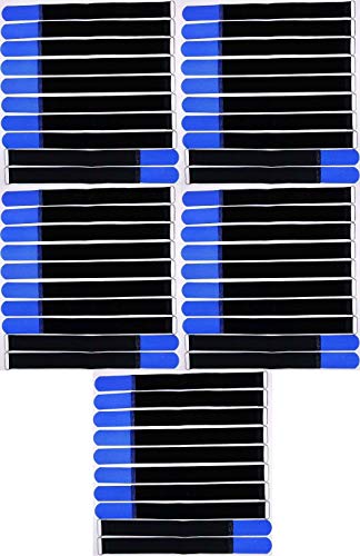 50x 40 cm x 40 mm wiederverschließbare Klett-Kabelbinder BLAU mit Metall-Öse - Kabel-Klettband 400 mm wiederverwendbar 50x 40 cm x 40 mm wiederverschließbare Klett-Kabelbinder BLAU mit Metall-Öse - Kabel-Klettband 400 mm wiederverwendbar von Bie-Tec