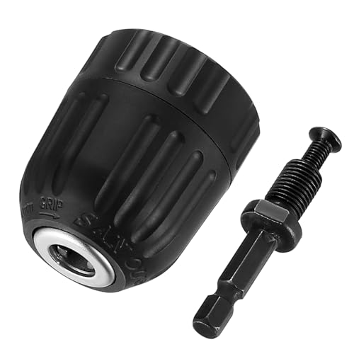 Schnellspannbohrfutter 0,8 mm – 10 mm, Bohrfutter Adapter, Schlagbohrfutter Schnellspann mit 1/4 Sechskant Bohrfutteradapter, 0,8-10mm Schnellwechselumwandlung Elektrohandwerkzeuge von BieMian