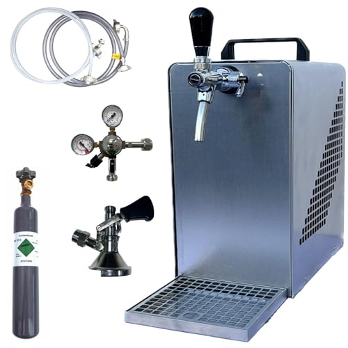 BieTal® Bierzapfanlage Bierkühler Zapfanlage mit Kühlung 30 Liter/h - SET - Typ A - 0,5Kg CO2 von BieTal