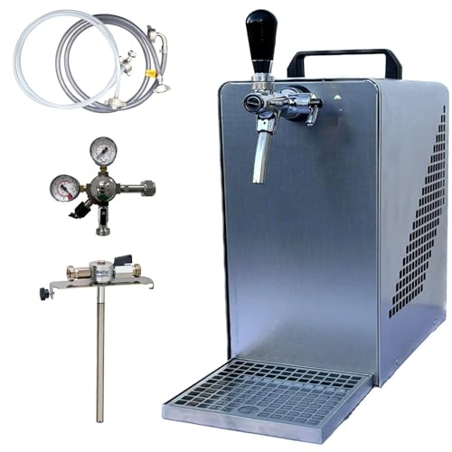 BieTal® Bierzapfanlage Bierkühler Zapfanlage mit Kühlung 30 Liter/h - SET - 5L Adapter - OHNE CO2 von BieTal