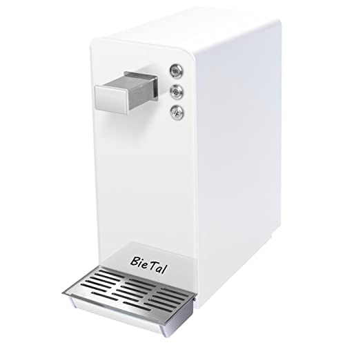 BieTal® Wassersprudler BT-15 Tafelwasseranlage mit Kühlung Sprudelwasser Trinkwasser Wasserspender 15 L/h - Weiß von BieTal