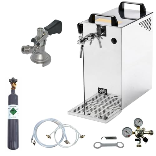 Bierkühler BieTal® Bierzapfanlage 60 Liter 1-leitig KOMPLETTSET - KEG Kombi - CO2 0,5Kg von BieTal