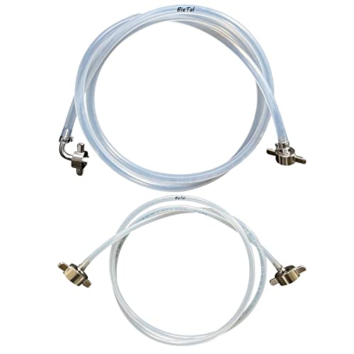 Zapfanlagen Bierkühler Schlauchpaket 150cm Bierschlauch + CO2-Schlauch mit Edelstahl Anschlüssen Zapfanlagen Bierkühler Schlauchpaket 150cm Bierschlauch + CO2-Schlauch mit Edelstahl Anschlüssen von BieTal