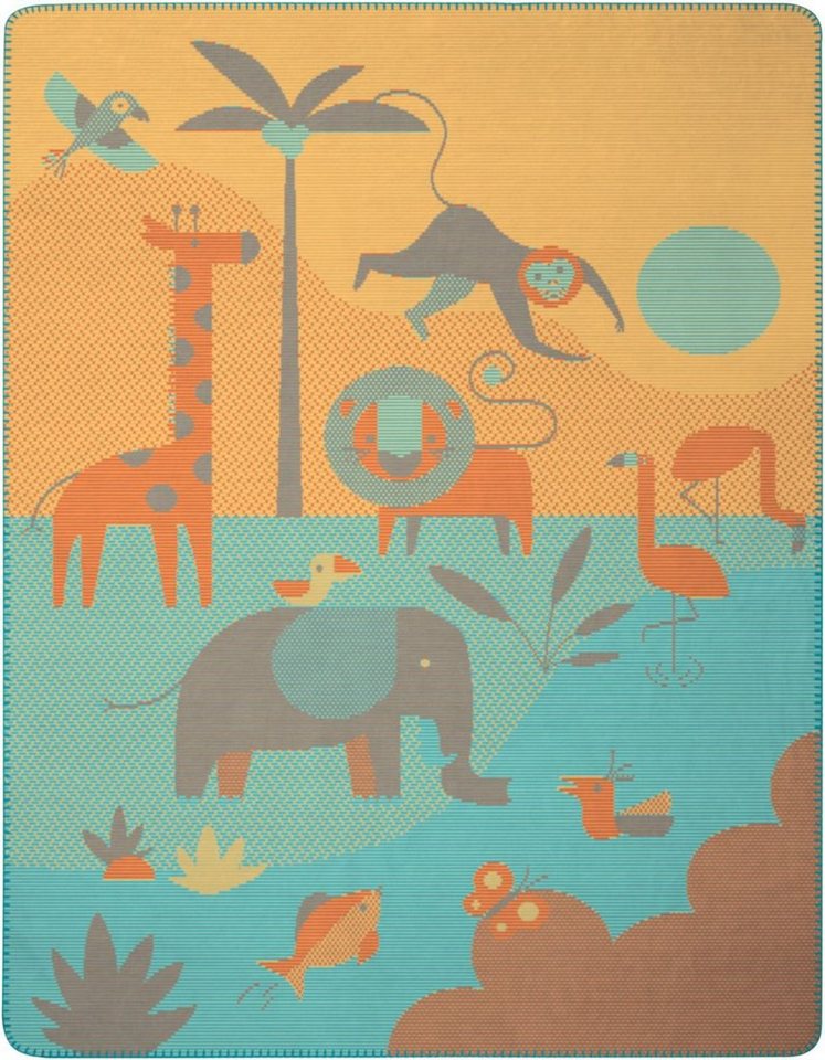 Kinderdecke Biederlack Kinderdecke Lovely & Sweet Expedition 75 x 100cm, Biederlack von Biederlack