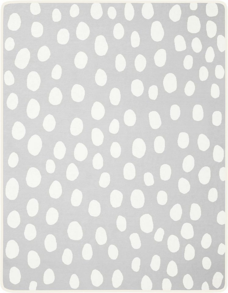 Kinderdecke Kuscheldecke Lovely & Sweet Taps silver 75 x 100, Biederlack Kinderdecke Kuscheldecke Lovely & Sweet Taps silver 75 x 100, Biederlack von Biederlack
