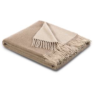 home24 Plaid Cashmere I 130 x 170cm Weiß/Sand Wolle home24 Plaid Cashmere I 130 x 170cm Weiß/Sand Wolle von home24