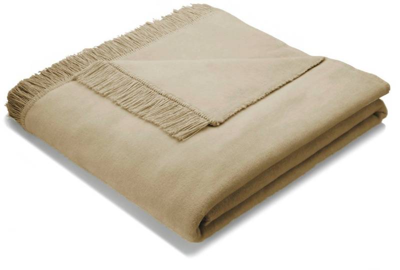 Wohndecke Unicolour Franse, Biederlack, in vielen Farben, Kuscheldecke Wohndecke Unicolour Franse, Biederlack, in vielen Farben, Kuscheldecke von Biederlack