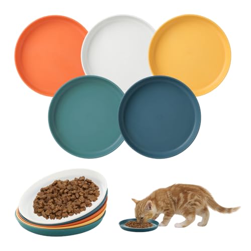 Bieiyhe 10 Stück Fressnapf Katze,Teller Katzen,Futterschale Katze,Futternapf Katzenschüssel,Flach Katzennapf Runder,Bunt Katzenfutter Napfset,Katzenfutterschalen Set,Cat Bowl Flat für Kleine Hunde Bieiyhe 10 Stück Fressnapf Katze,Teller Katzen,Futterschale Katze,Futternapf Katzenschüssel,Flach Katzennapf Runder,Bunt Katzenfutter Napfset,Katzenfutterschalen Set,Cat Bowl Flat für Kleine Hunde von Bieiyhe