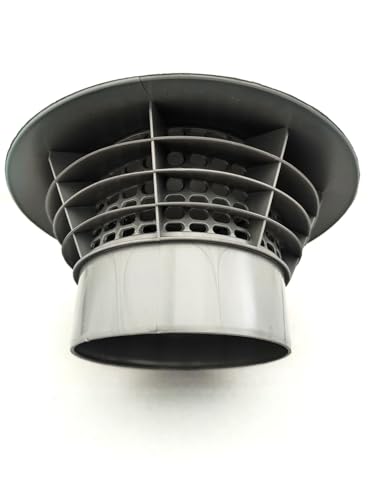 Entlüftungshaube DN110 Muffe HT KG Rohr Dachentlüfter Rohrbelüfter Abwasser von Bielbet