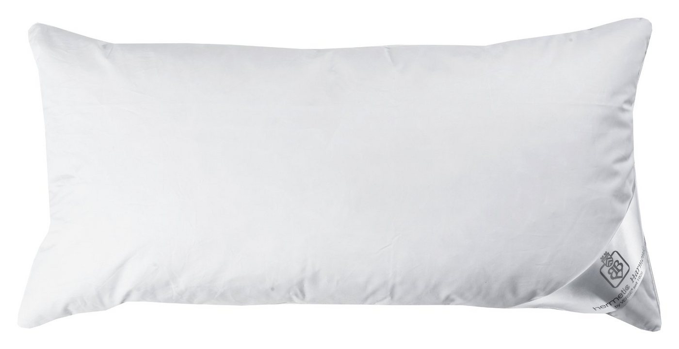 Bielefelder Bettfedern-Manufaktur Verse GmbH Kopfkissen FLOCKE, 40 x 80 cm, Made in Germany, Füllung: Daunenfedern, Federn, Bezug: Baumwolle, Bauchschläfer, Rückenschläfer, Seitenschläfer von Bielefelder Bettfedern-Manufaktur Verse GmbH