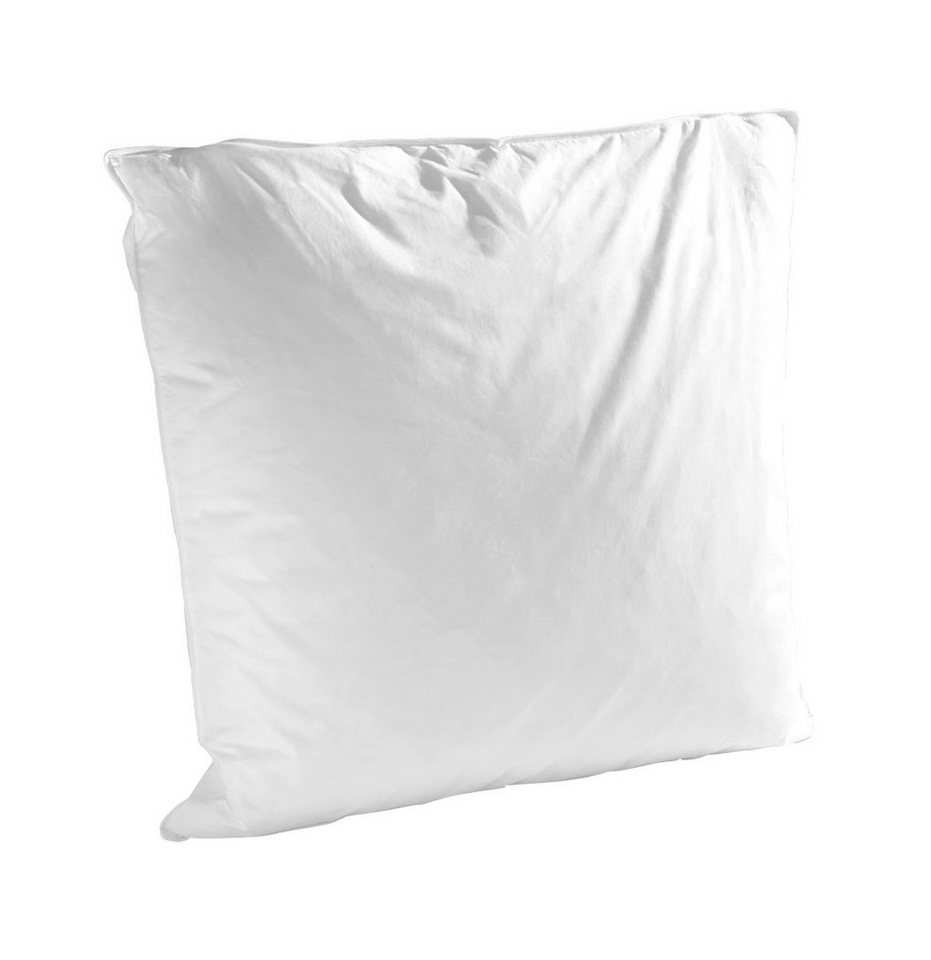 Bielefelder Bettfedern-Manufaktur Verse GmbH Kopfkissen TINGO, B 80 cm x L 80 cm, mit Biese, Füllung: Daunenfedern, Pyrenäen-Federn, Bezug: Baumwolle, Bauchschläfer, Rückenschläfer, Seitenschläfer von Bielefelder Bettfedern-Manufaktur Verse GmbH