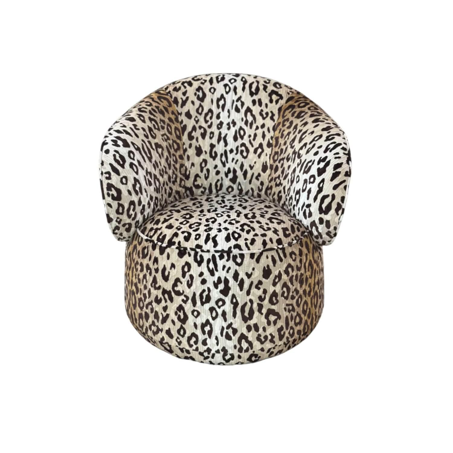 Sessel Nimbo 186 1000 Stoff Romo Mimi Velvet 7996 01 Leopardenmuster Gelb Schwar... von Bielefelder Werkstätten
