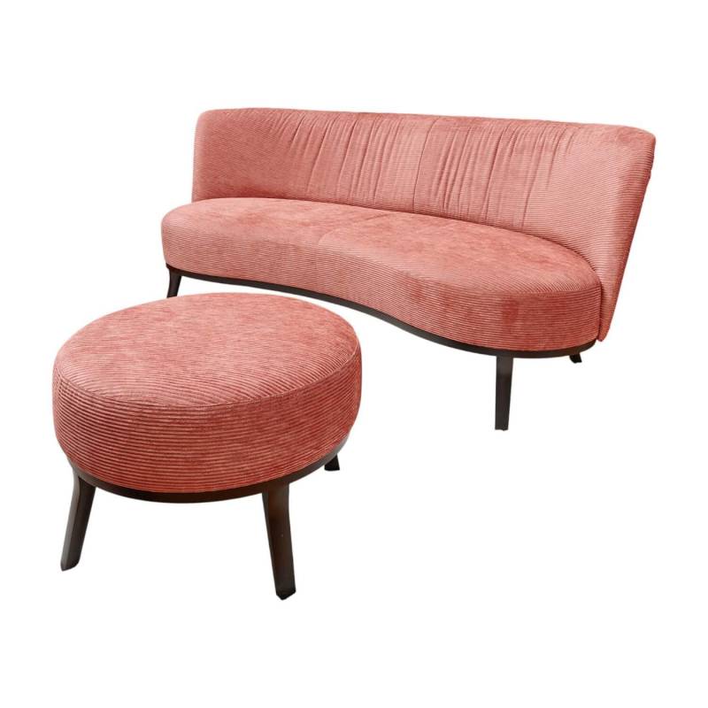 Sofa Polo Cocktail Stoff JAB Silas 1030 064 Rosa Gestell Esche Schwarz Gebeizt M... Sofa Polo Cocktail Stoff JAB Silas 1030 064 Rosa Gestell Esche Schwarz Gebeizt M... von Bielefelder Werkstätten