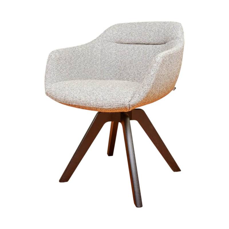 Stuhl Cara Mit Armlehnen Stoff Mara BW 1763 383 Grau Gestell Eiche Schwarz Gebei... Stuhl Cara Mit Armlehnen Stoff Mara BW 1763 383 Grau Gestell Eiche Schwarz Gebei... von Bielefelder Werkstätten