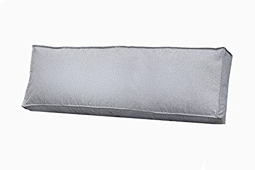 Bielik Palettenkissen 120 x 40 für Palettenmöbel | Wasserdicht Europaletten Sitzkissen Made in EU | Palettensofa kisse in Farbe: Grau von Bielik