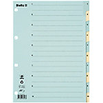 Biella 1 bis 10 Register DIN A4 Blau, Gelb 10-teilig 4 Löcher 0462440.00 10 Blatt Biella 1 bis 10 Register DIN A4 Blau, Gelb 10-teilig 4 Löcher 0462440.00 10 Blatt von Biella