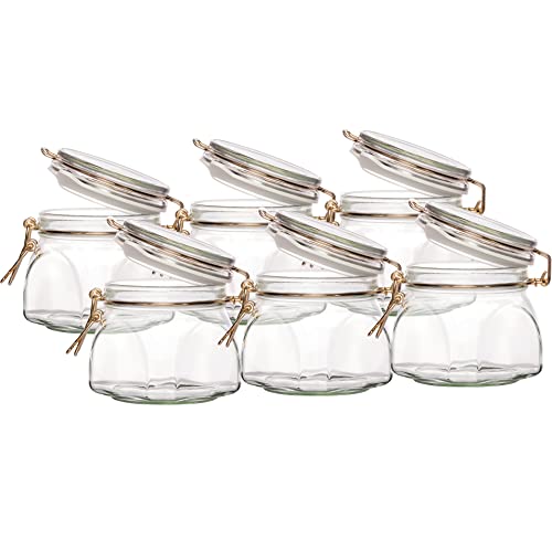 BIELMEIER Set 6 Stück 630ml Einmachgläser einwecken Vorratsgläser Drahtbügelglas Gold Bügelverschluss Made in Germany BIELMEIER Set 6 Stück 630ml Einmachgläser einwecken Vorratsgläser Drahtbügelglas Gold Bügelverschluss Made in Germany von Bielmeier