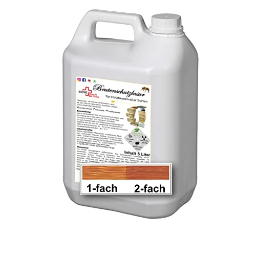 Biene+ Beutenschutz Lasur Mahagoni 5l im Kanister Biene+ Beutenschutz Lasur Mahagoni 5l im Kanister von Biene+