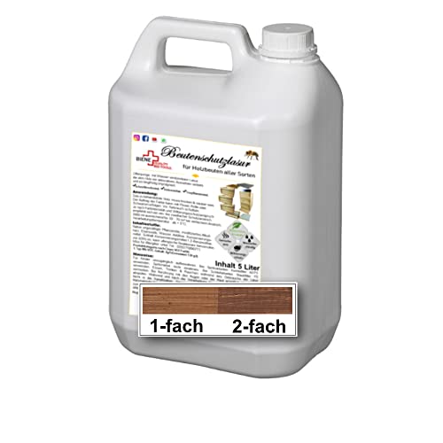 Biene+ Beutenschutz Lasur Nussbaum 5l im Kanister Biene+ Beutenschutz Lasur Nussbaum 5l im Kanister von Biene+