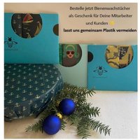 Bienenwachstuch, Mitarbeiter Geschenk Zu Weihnachten, Kundengeschenke Wichtelgeschenk, Weihnachtsgeschenke Mitarbeiter, Bio von Bienenwachswerk
