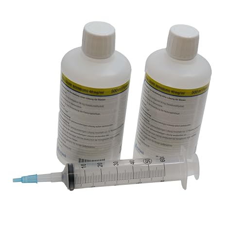Oxalsäure Bernburg - 2x230 ml Konzentrat für 1000 ml Lösung von SERUMWERK Bernburg Oxalsäuredihydrat-Lösung 3,5% OxalsäureTräufeln Winterbehandlung Träufelbehandlung bei den Bienen gegen Varroa Oxalsäure Bernburg - 2x230 ml Konzentrat für 1000 ml Lösung von SERUMWERK Bernburg Oxalsäuredihydrat-Lösung 3,5% OxalsäureTräufeln Winterbehandlung Träufelbehandlung bei den Bienen gegen Varroa von Bienenwagner