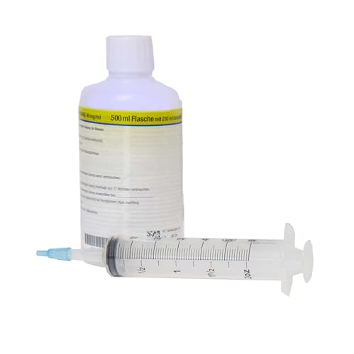 Serumwerk Oxalsäuredihydrat-Lösung Set 40 mg/ml gegen Varroamilbe 500ml inklusive Spritze Oxalsäure 3,5% ehemals ad us vet Oxalsäure Winterbehandlung Träufelbehandlung für Bienen gegen Varroa (1) Serumwerk Oxalsäuredihydrat-Lösung Set 40 mg/ml gegen Varroamilbe 500ml inklusive Spritze Oxalsäure 3,5% ehemals ad us vet Oxalsäure Winterbehandlung Träufelbehandlung für Bienen gegen Varroa (1) von Bienenwagner