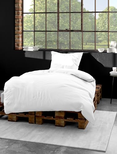 Bierbaum Bettwäsche 3899, Mako-Satin, 100% Baumwolle, Designed in Germany, White 12, 155 x 220 + 80 x 80 cm. Komfortgröße Bierbaum Bettwäsche 3899, Mako-Satin, 100% Baumwolle, Designed in Germany, White 12, 155 x 220 + 80 x 80 cm. Komfortgröße von Bierbaum