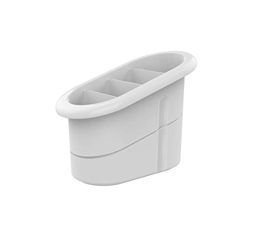BIESSE Besteck-Abtropfbehälter, Weiss, 20x12x15 cm BIESSE Besteck-Abtropfbehälter, Weiss, 20x12x15 cm von Biesse