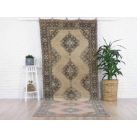 100x300 Vintage Teppichläufer, Beige Teppich Läufer, Schlafzimmer Teppich, Kelimteppich, Boho Antiker Seltener 100x300 Vintage Teppichläufer, Beige Teppich Läufer, Schlafzimmer Teppich, Kelimteppich, Boho Antiker Seltener von BievRugs