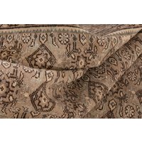 10x13 Vintage Teppich, Beige Oushak Übergroßer Wohnzimmer Esszimmer Antiker Teppich von BievRugs