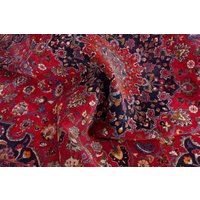 10x13 Vintage Teppich, Roter Oushak Teppich 10x13, Übergroßer Wohnzimmer Esszimmer Antiker von BievRugs