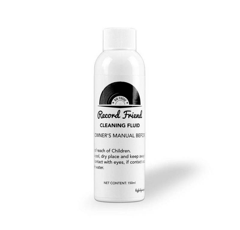 Big Fudge 150ml Vinylreiniger Nachfüllflasche Pflegeset (1-St. Vinyl Cleaner 150ml Refill Bottle - for Record Washing Machine) von Big Fudge