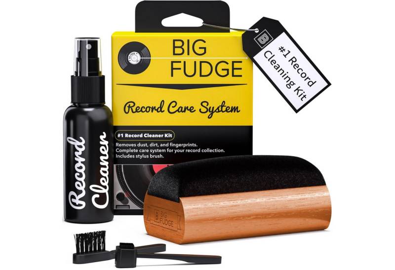 Big Fudge Schallplatten Reinigungsset - Vinyl Zubehör - Big Fudge 4-in-1 Pflegeset (1-St) von Big Fudge