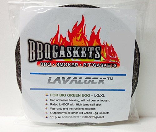 BBQGaskets Pro Nomex Dichtung, mit Lavalock-Technologie, grünes Ei, selbstklebend von Big Green Egg