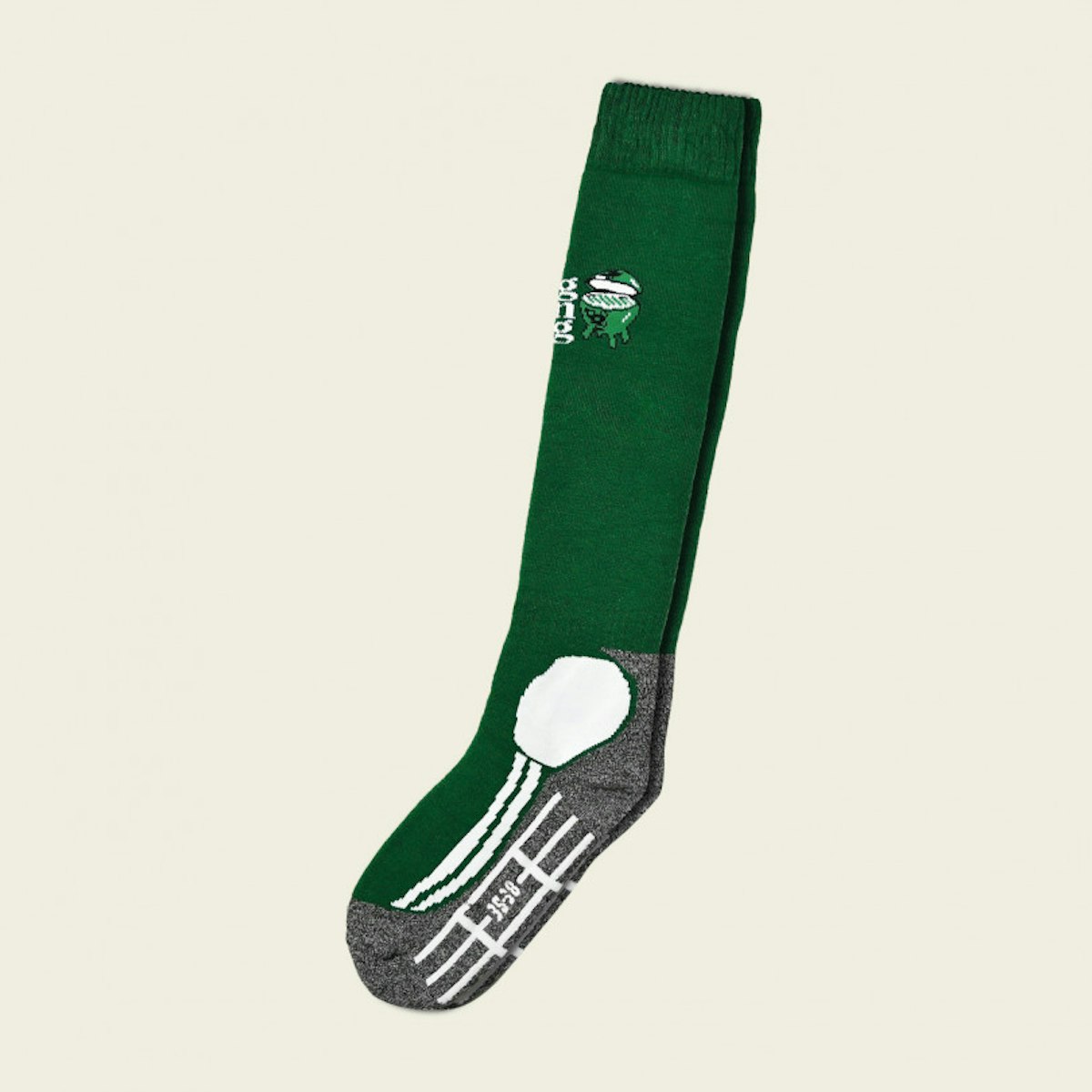 Big Green Egg 2er-Pack Ski Damen Socken Grün/Schwarz - 39-42 von Big Green Egg