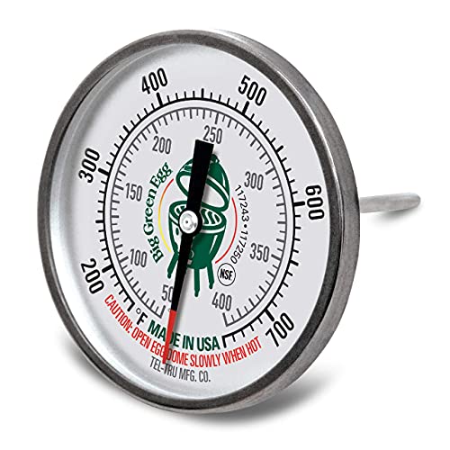 Big Green Egg Tel-Tru Deckelthermometer M, S, MX, MN von Big Green Egg