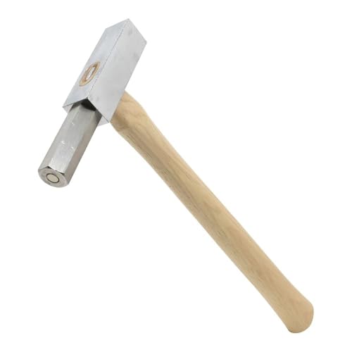 Big Horn 15165 Magnetischer Zapfenhammer, 567 g, magnetische Schlagfläche für einhändige Nagel- und Reißzweckenplatzierung, geschmiedeter Stahlkopf, glatte Oberfläche, ergonomischer Hickory-Griff von Big Horn