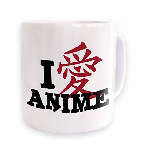 I Heart Anime Tasse (Standard Size Mug/weiß) von Big Mouth Clothing