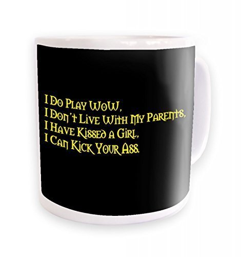 Ich spiele WoW Tasse (Standardgröße Tasse) von Big Mouth Clothing