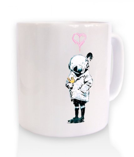 Raum-Mädchen und Vogel Tasse (Standardgröße Tasse) von Big Mouth Clothing