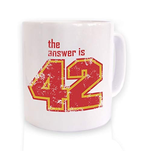 The Answer Is 42 Tasse (Standardgröße Tasse) von Big Mouth Clothing